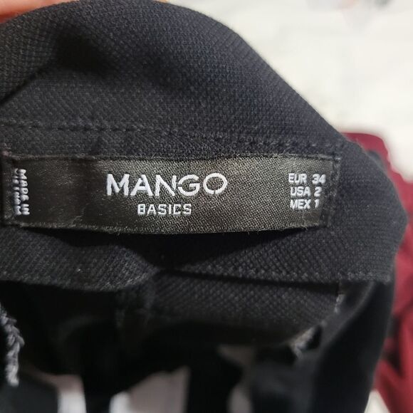 Mango basics high waisted cropped pants - Picture 10 of 10
